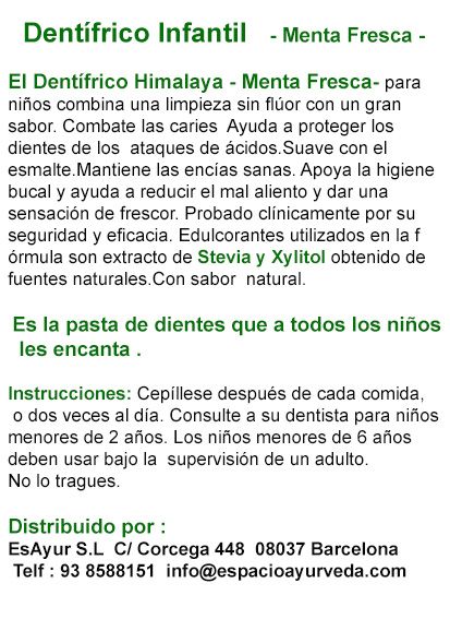 Dentífrico Infantil Botanique de Menta Fresca 80gr - Imagen 3